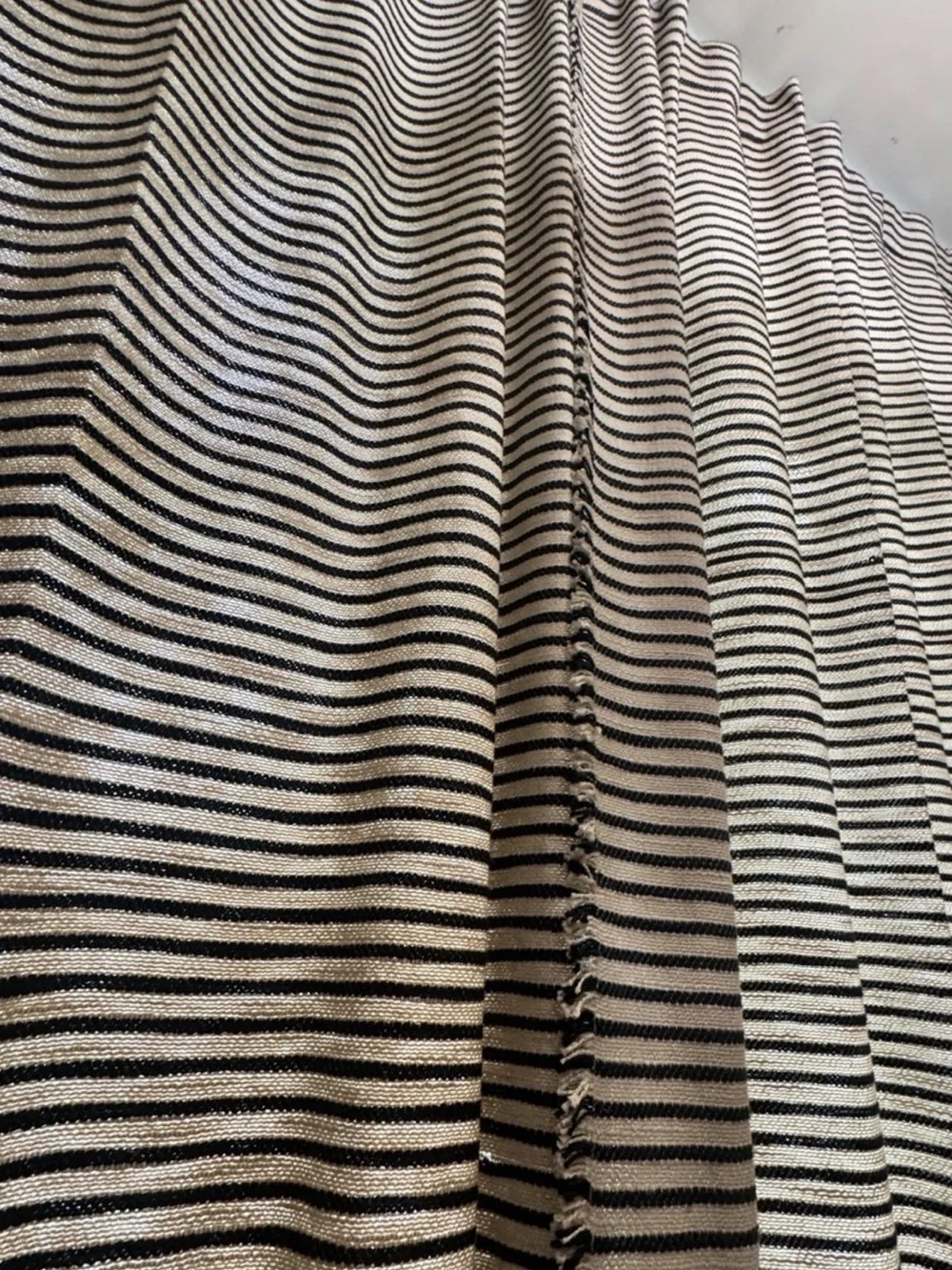 Anthropologie 96” Luxe Linen Blend Woven Curtains (2)